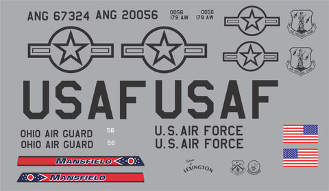 C-130 Gunship Ohio Air Guard Graphics Set