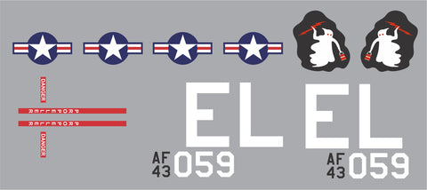 C-47 Skytrain Spooky EL AF 43-059 Graphics Set