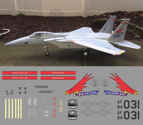 F-15 Redhawks Graphics Set