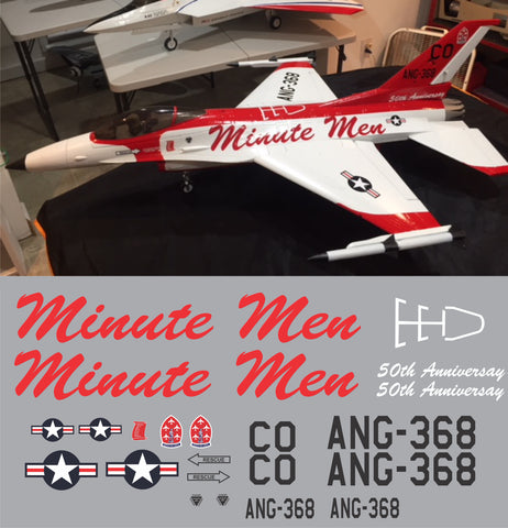 F-16 Minute Men Graphics Set