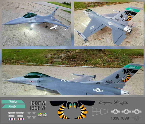 F-16 Toledo Stingers Graphics Set