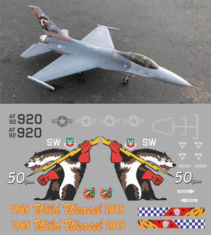 F-16 Wild Weasels 50 Years Graphics Set