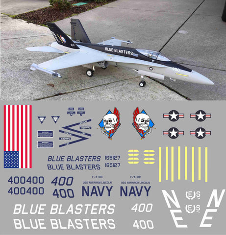 F-18 Blue Blasters Graphics Set