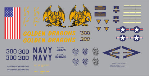 F-18 VFA-192 Golden Dragons Graphics Set