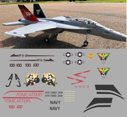 F-18 VFA-31 Tomcatters Graphics Set