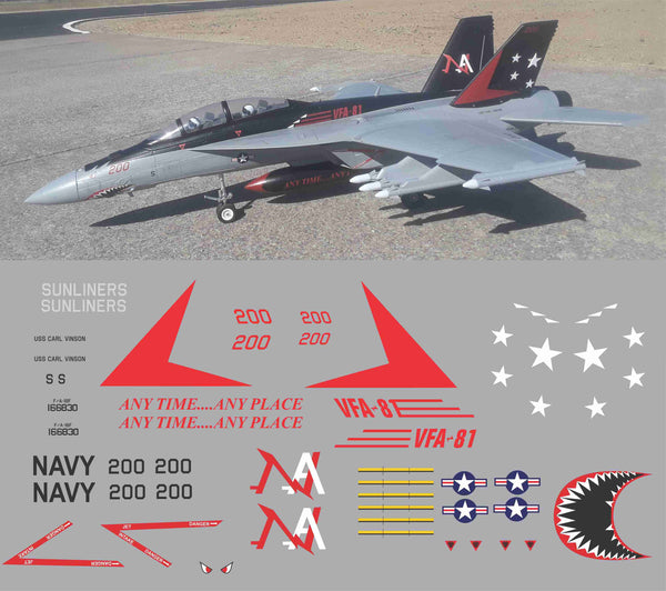 F-18 VFA-81 Sunliners Graphics Set – Callie Graphics