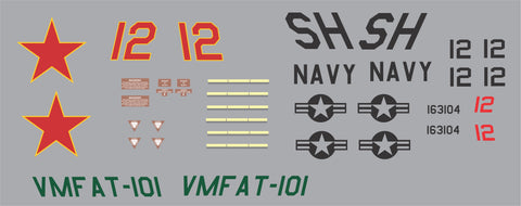 F-18 VMFAT-101 Graphics Set