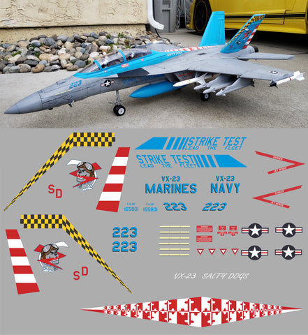 F-18 VX-23 Salty Dog Graphics Set