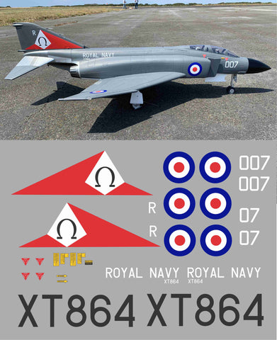 F-4 Phantom Royal Navy XT864 Graphics Set