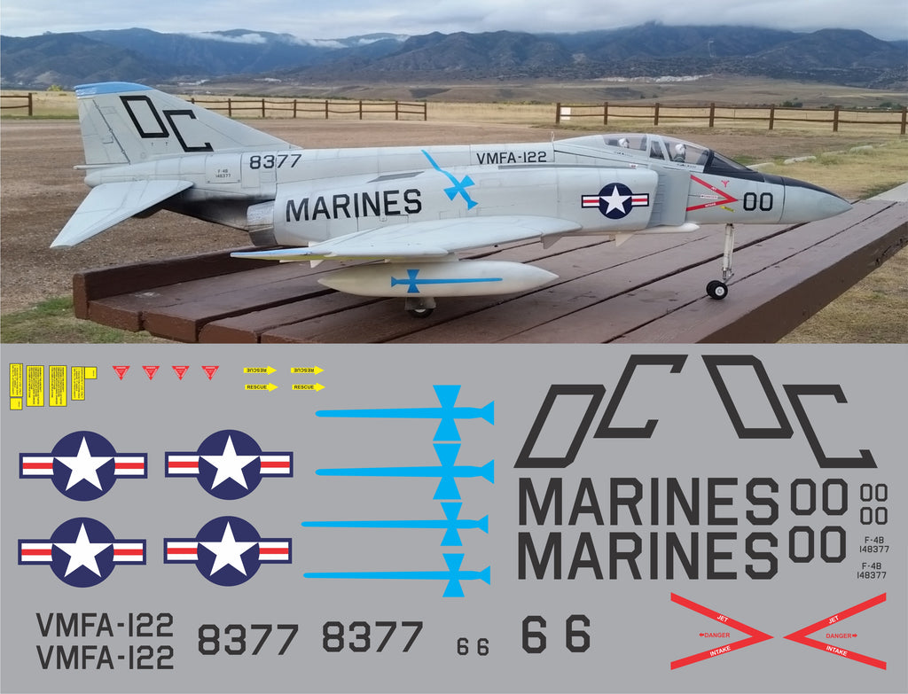 F-4 Phantom VFMA-122 Graphics Set – Callie Graphics
