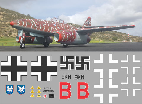 ME-262 Red B Graphics Set