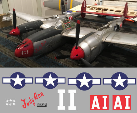 P-38 Judy Ann Graphics Set