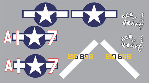 P-40 Ace of Pearls Graphics Set