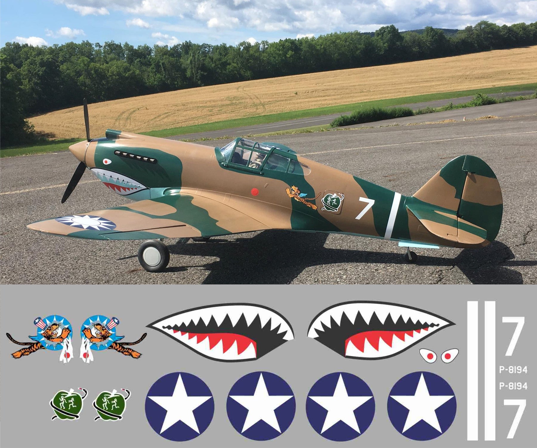 P-40 1st PS, Adam And Eve #7 Graphics Set – Callie Graphics