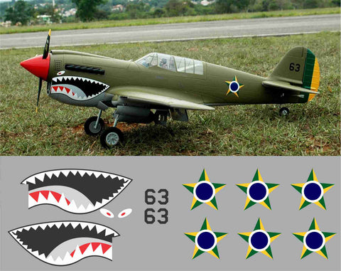 P-40 Brazil #63 Graphics Set