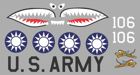 P-40 Flying Tigers #106 Graphics Set