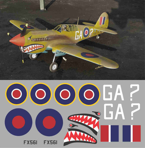 P-40 RAF GA ? Graphics Set