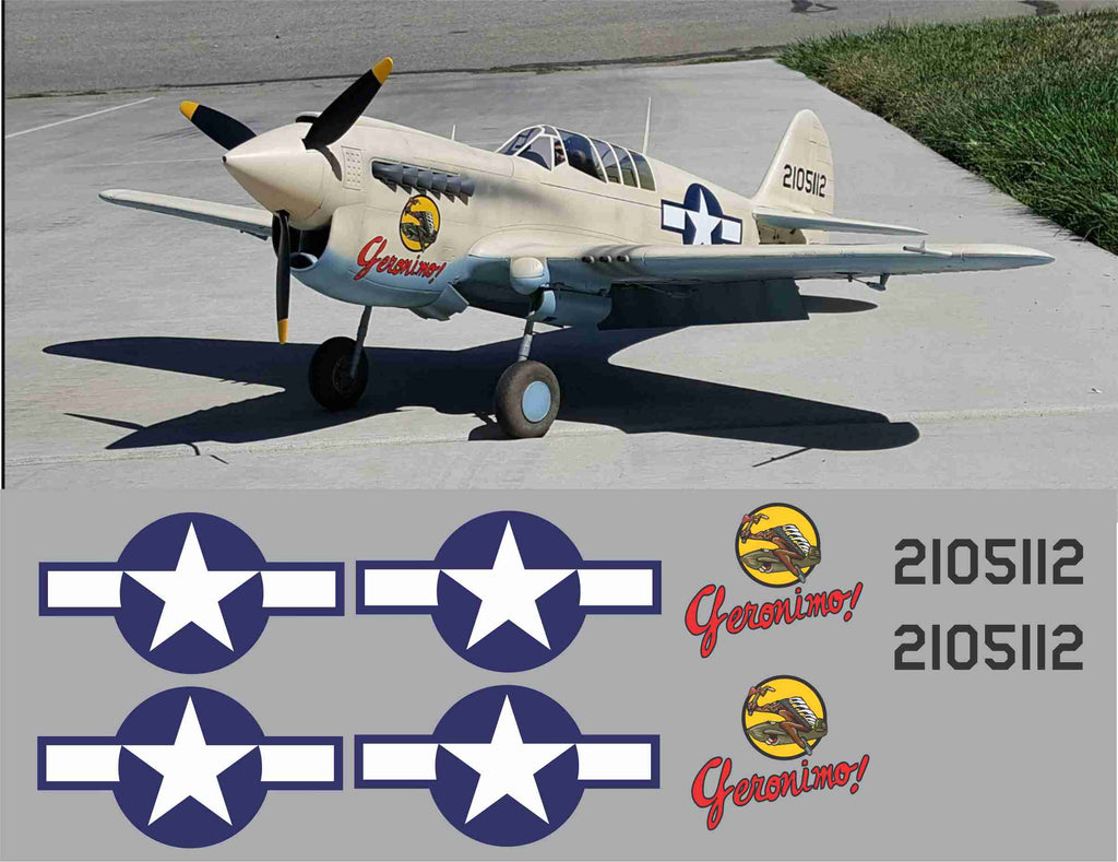Geronimo Graphics P-40 Geronimo Graphics Set – Callie Graphics