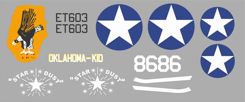 P-40 Oklahoma Kid/Star Dust Graphics Set