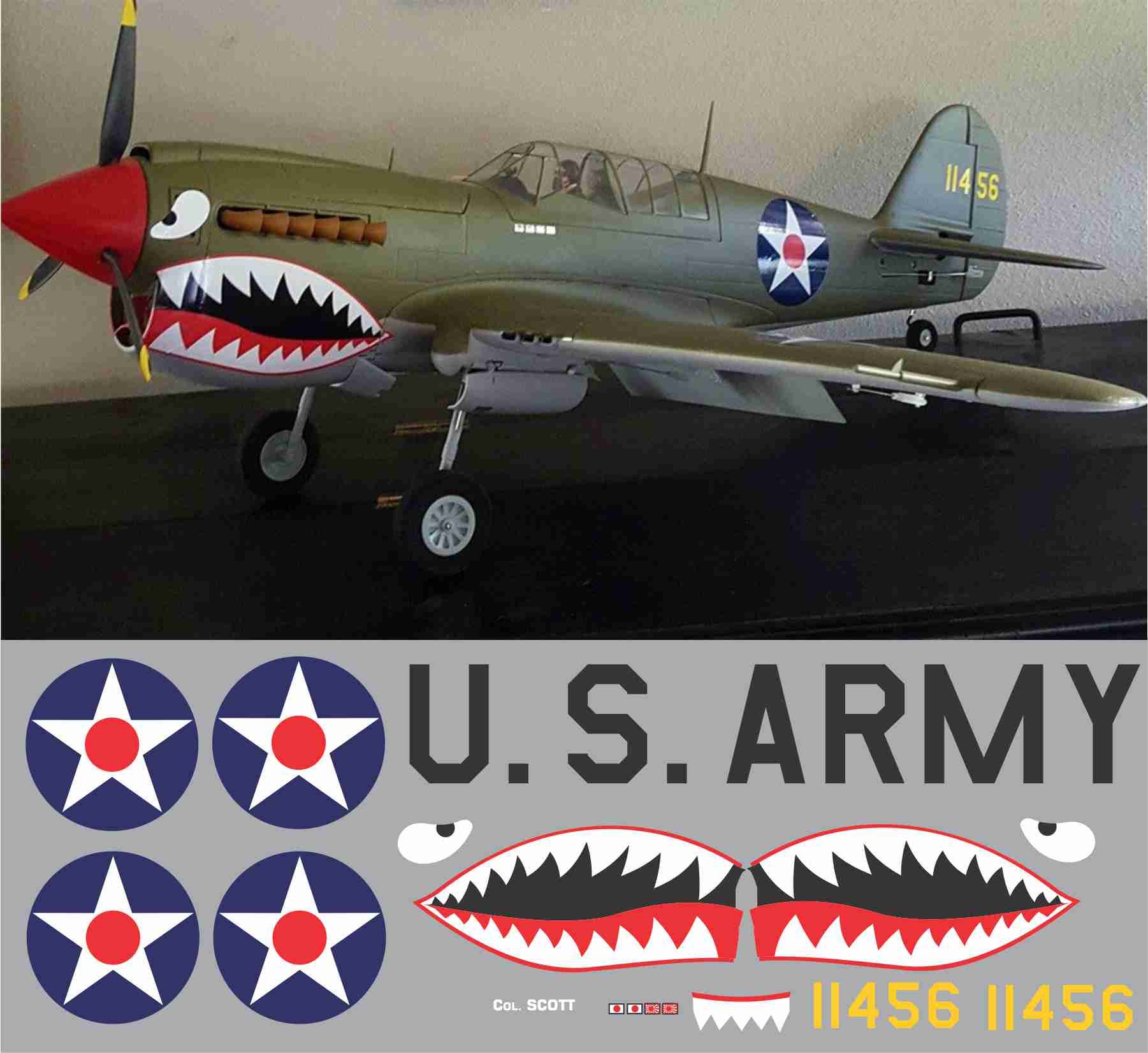 P-40 Old Exterminator Graphics Set – Callie Graphics
