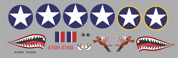P-40 WASP Sue Parrish's Pink Warhawk Graphics Set – Callie Graphics