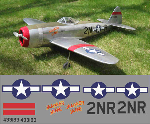 P-47 Jammer Janie Graphics Set