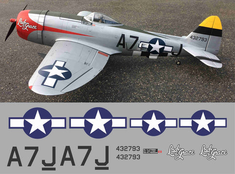 P-47 Lady Grace Graphics Set