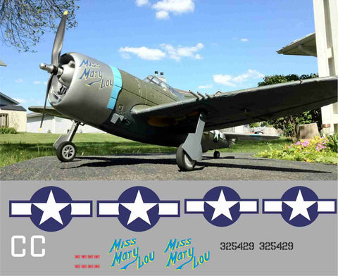 P-47 Miss Mary Lou Graphics Set