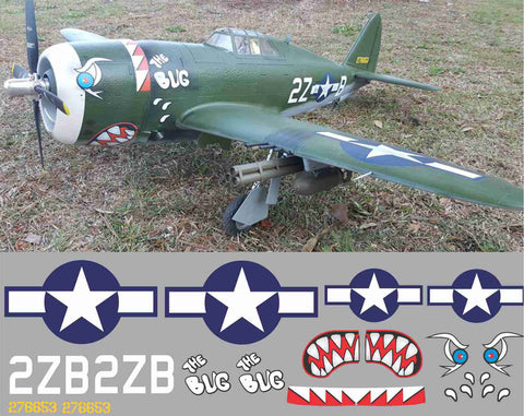 P-47 The Bug Graphics Set
