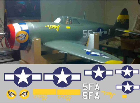 P-47 Tony Graphics Set