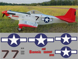 P-51D Bunnie Red Tail Graphics Set