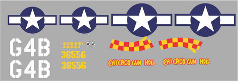 P-51B Chicago Gun Moll Graphics Set