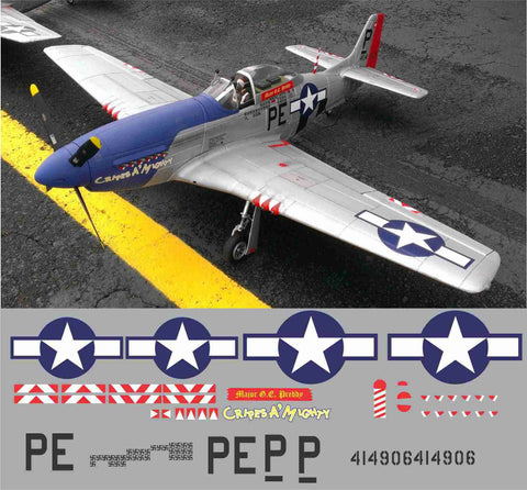 P-51D Cripes A Mighty Graphics Set
