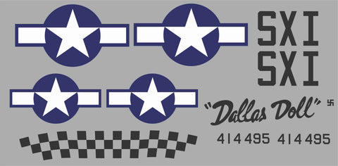 P-51D Dallas Doll Graphics Set