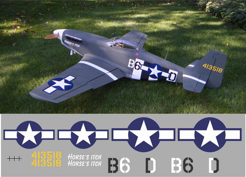 P-51D Horses Itch Graphics Set