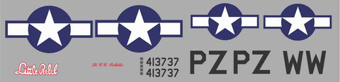 P-51D Little Rebel Graphics Set