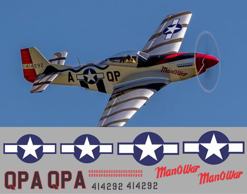 P-51D Man O War Graphics Set
