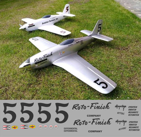 P-51 Roto Finish Racer Graphics Set