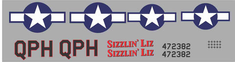 P-51D Sizzlin' Liz Graphics Set