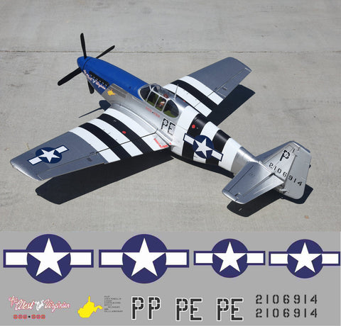 P-51B West "by Gawd" Virginian Graphics Set