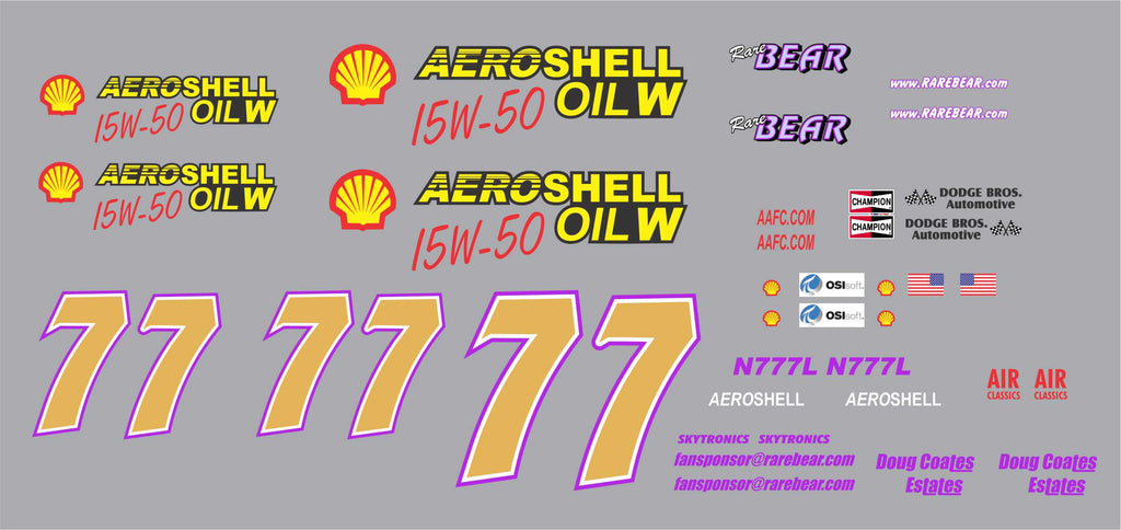 F8F Racer Rare Bear 2004 Graphics Set – Callie Graphics