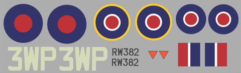 Spitfire 3WP RW382 Graphics Set
