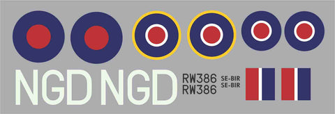 Spitfire NGD  RW386 Graphics Set