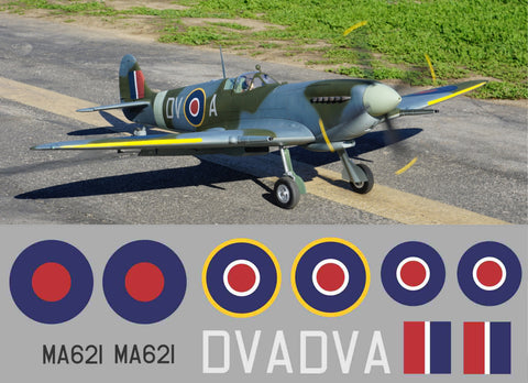 Spitfire DVA  MA621 Graphics Set