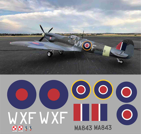 Spitfire WXF MA843 Graphics Set