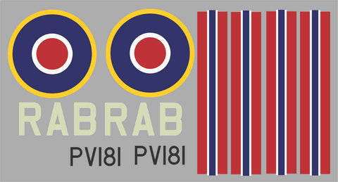 Spitfire Norwejian Air Force RAB  PV181 Graphics Set