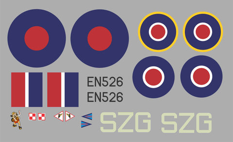 Spitfire SZG EN526 Graphics Set