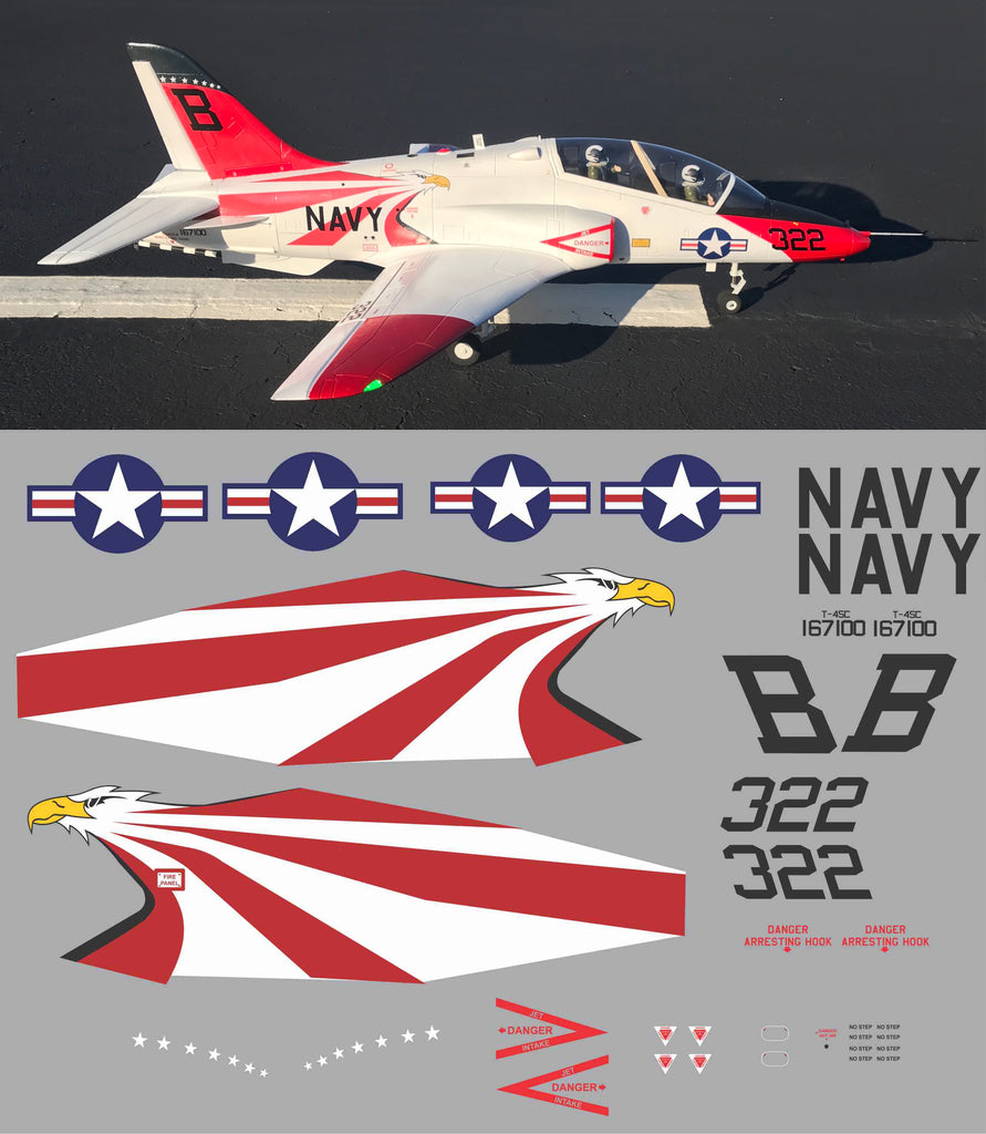 T-45C BuNo 167100 Centennial Graphics Set – Callie Graphics