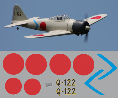 A6M Zero Q-122 Graphics Set